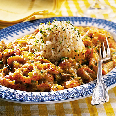 Crawfish Etouffee - An Exclusive Main Dish in Mardi Gras Menu